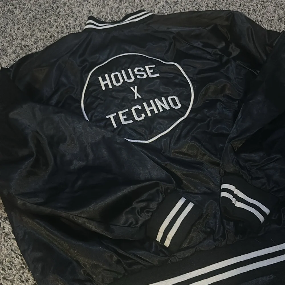 SOLD ** Crrsd festival 2016 Black Bomber House & Techno Jacket. - Picture 5 of 5